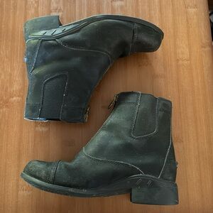 Ariat | Girls black leather Scout zip paddock boots 🐎